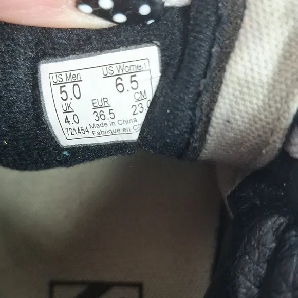 Vans High Top Shoes Black White Unisex - Picture 7 of 10